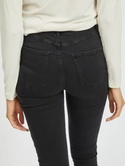 Vila Jeans Skinny Jeans Ekko Dames Zwart -Vila cc30a7e551dc4860377debb4645b16da