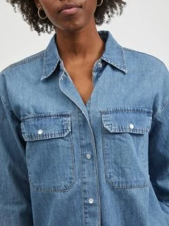 Vila Spijkerblouses Blouse Ninas Dames Blauw 25 Vila Spijkerblouses Blouse Ninas Dames Blauw -Vila cd1fcd1c3ed6bac379f90926059e8b41