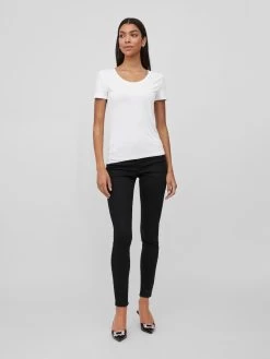 Vila T-shirts Shirt DAISY Dames Wit 12 Vila T-shirts Shirt DAISY Dames Wit -Vila cfca2b1cfe45444278408884ade337ab