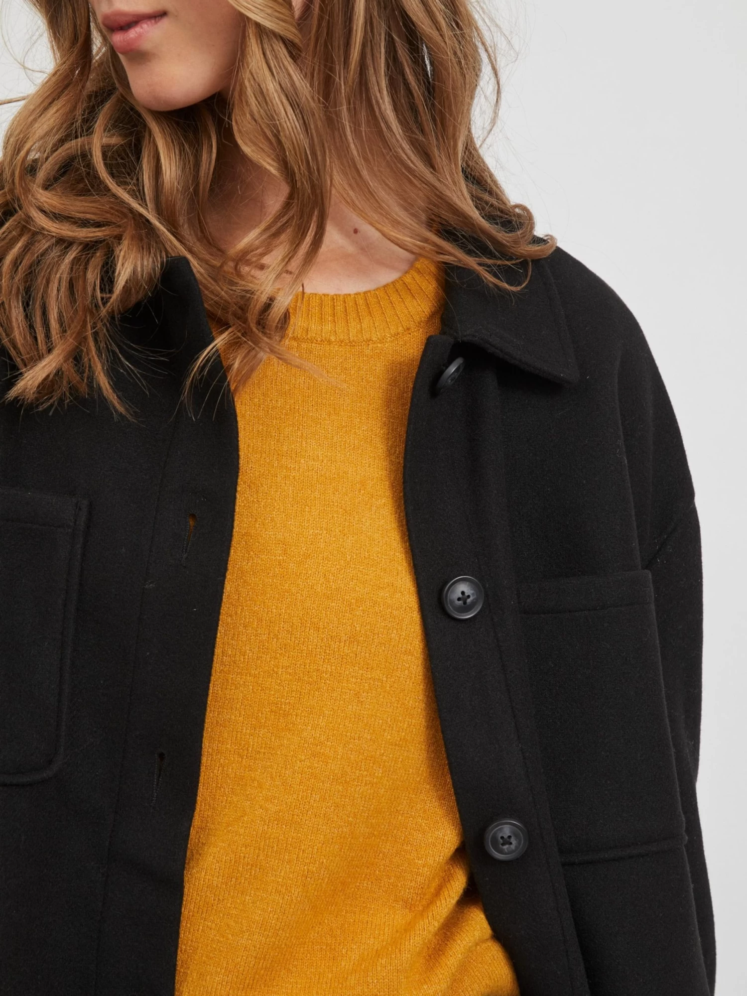 Vila Tussenjassen Tussenjas Kimmi Dames Zwart 7 Vila Tussenjassen Tussenjas Kimmi Dames Zwart - Afbeelding 5