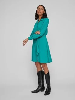 Vila Blousejurken Blousejurk Paya Dames Blauw -Vila d03368fa971d8f77676d5aeca54e6950