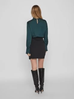 Vila Mini Rokken Rok SAVANNAH Dames Zwart -Vila d1d8fa6ffd44a29d7bc5b4277360b23a