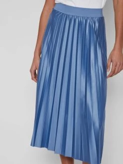 Vila Midi Rokken Rok Dames Blauw -Vila d1f8f648dc2c07d089f08494417d7931