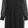 Vila Blousejurken Blousejurk Falia Dames Zwart