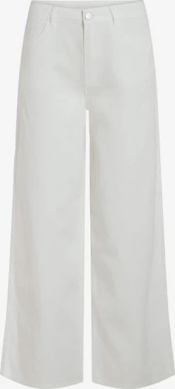 Vila Wide Leg Wide Leg Jeans Widey Dames Wit