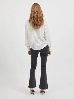 Vila Bootcut Flared Jeans Dames Zwart -Vila d3e5cdcdcdfdc165bcce9d6c727cbf08