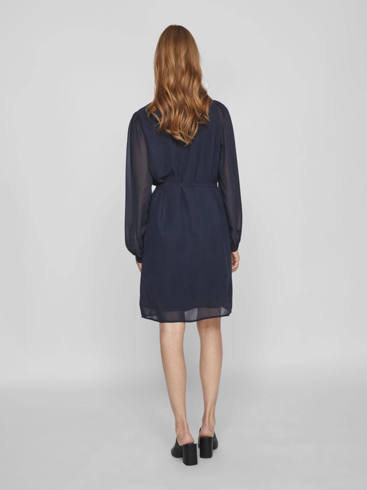 Vila Mini Jurken Jurk Dames Marine 6 Vila Mini Jurken Jurk Dames Marine - Afbeelding 4