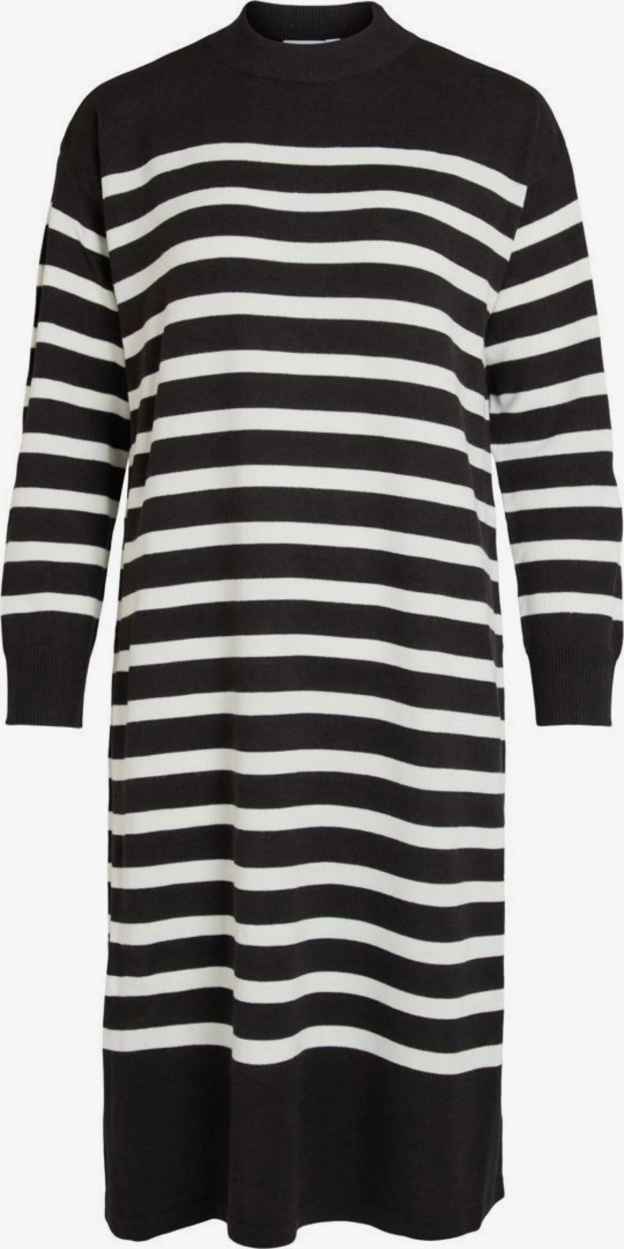 Vila Gebreide Jurken Gebreide Jurk Dames Zwart 3 Vila Gebreide Jurken Gebreide Jurk Dames Zwart