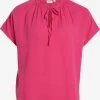 Vila Blouses Met Korte Mouw Blouse Lania Dames Pink