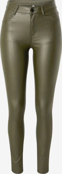 Vila Jeans Skinny Jeans Commit Dames Olijfgroen