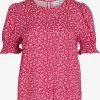 Vila Blouses Met Korte Mouw Blouse SUN Dames Pink -Vila d538c7b24eaa67a3b9fa400cdcf7d71d