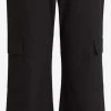 Vila Jeans Wide Leg Cargojeans Dames Zwart -Vila d6ba9e53c10ede4527316a18b1a84f2e