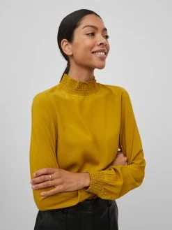 Vila Blouseshirts Blouse Julia Dames Goudgeel 13 Vila Blouseshirts Blouse Julia Dames Goudgeel -Vila d6ca68c796fd81cb15f87bbeca03d404