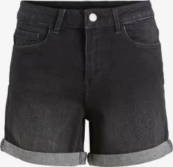 Vila Denim Shorts Regular Jeans Dina Dames Zwart