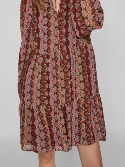 Vila Mini Jurken Jurk Josefina Dames Rood / Wijnrood 12 Vila Mini Jurken Jurk Josefina Dames Rood / Wijnrood -Vila d732fe173c049447448b6253a35a01b0