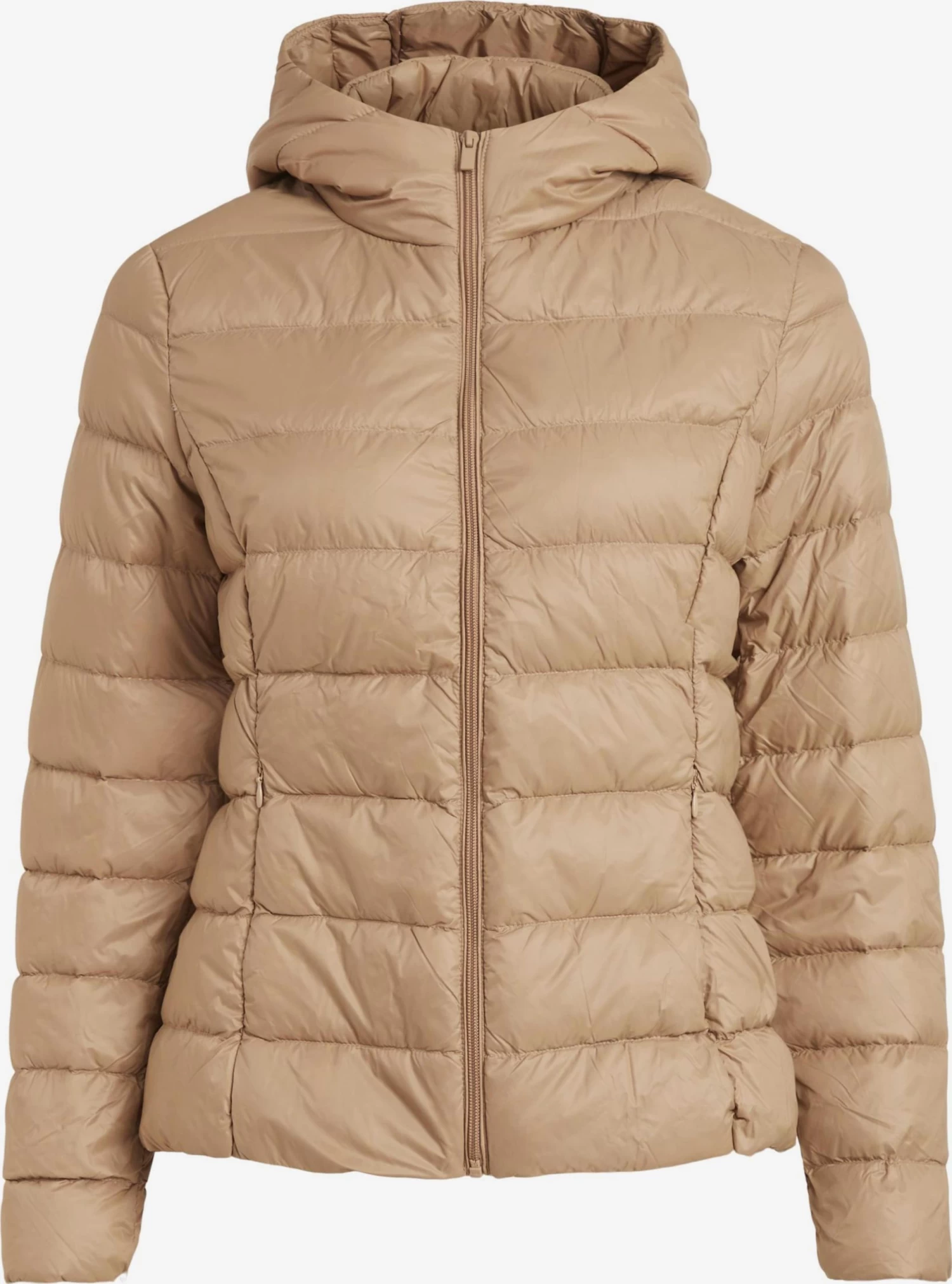 Vila Winterjassen Winterjas Manya Dames Beige 3 Vila Winterjassen Winterjas Manya Dames Beige