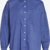 Vila Overhemden Blouse Dames Blauw -Vila d798f8456d638f37dccd6b0cfc5502ef
