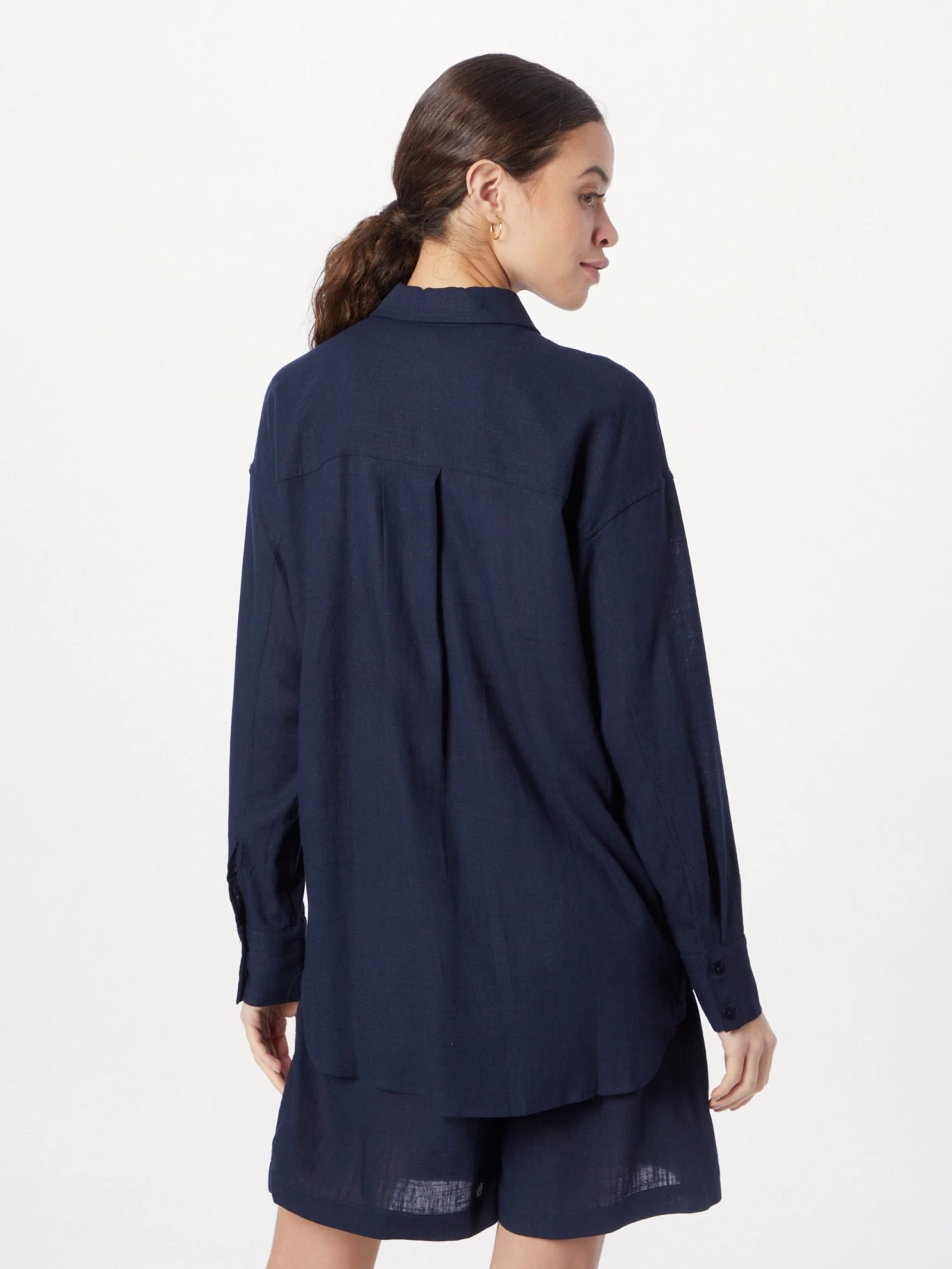 Lange Blouses Blouse FIONA Dames Navy 6 Lange Blouses Blouse FIONA Dames Navy - Afbeelding 4
