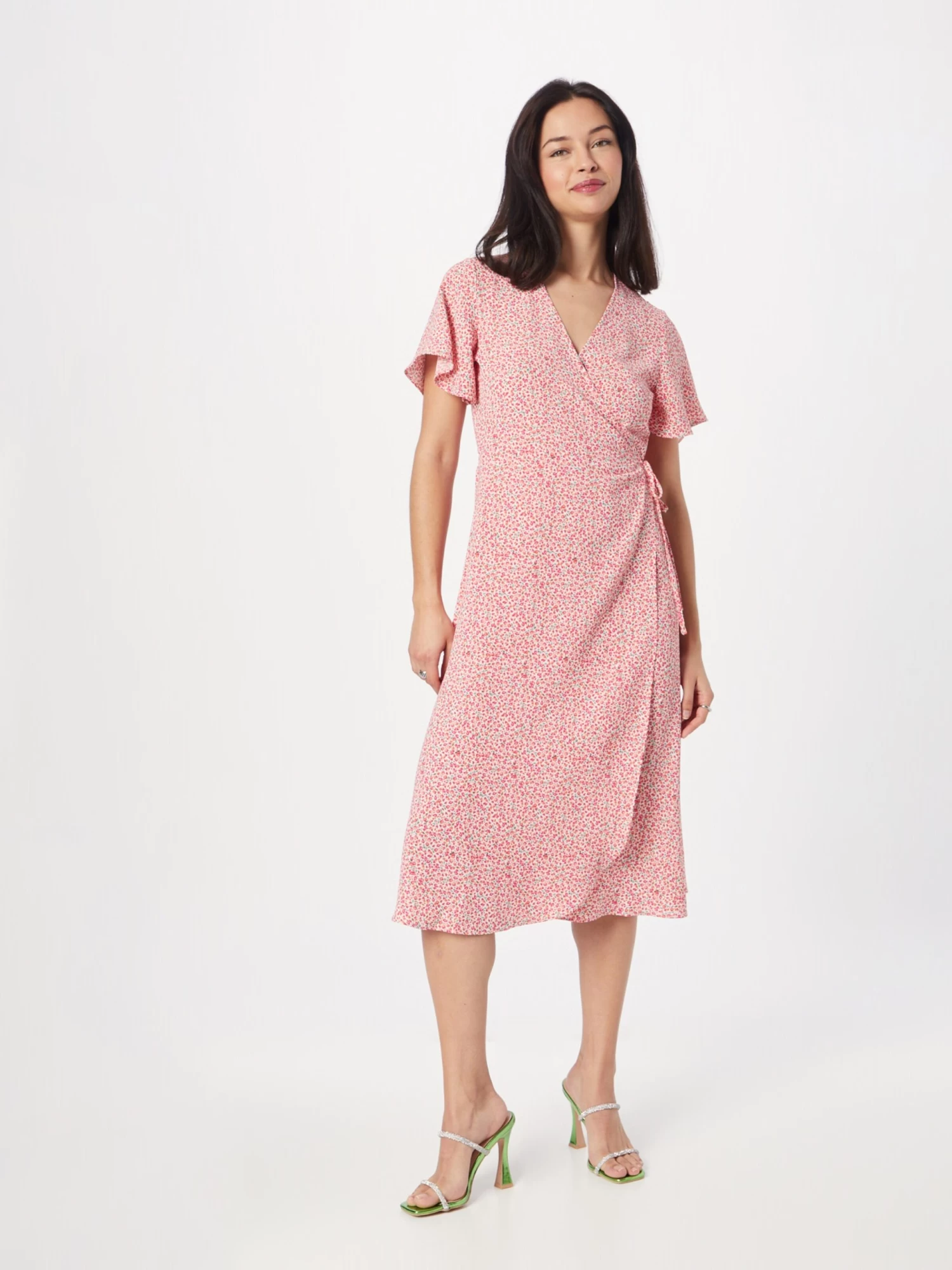 Vila Midi Jurken Jurk LOVIE Dames Rood 7 Vila Midi Jurken Jurk LOVIE Dames Rood - Afbeelding 5