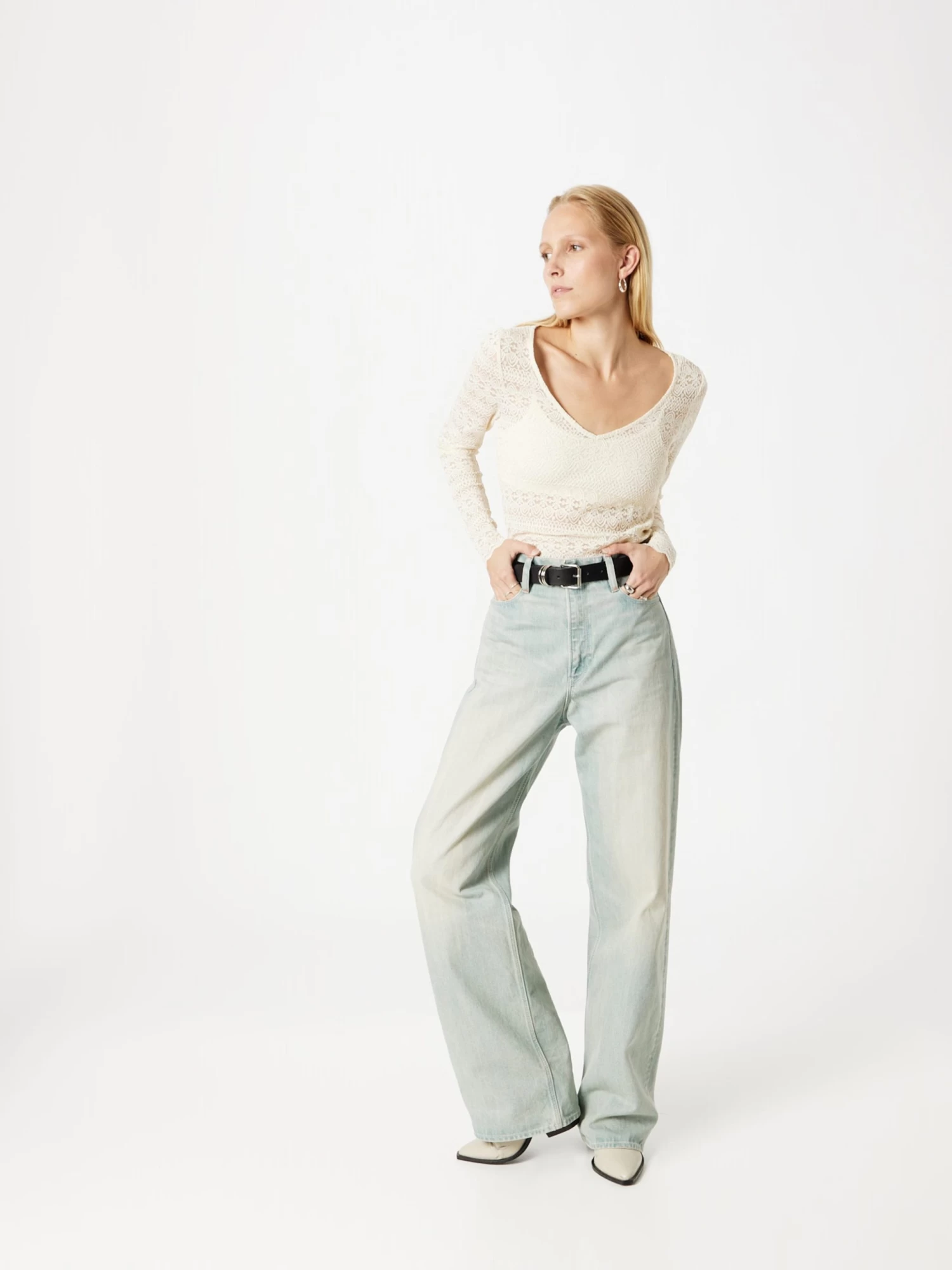 Vila Longsleeves Shirt Chikka Dames Ecru 7 Vila Longsleeves Shirt Chikka Dames Ecru - Afbeelding 5