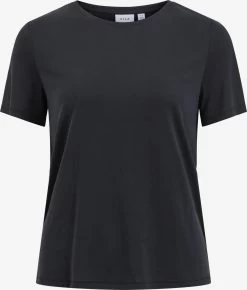 Vila T-shirts Shirt Dames Zwart