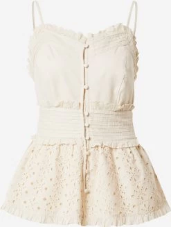 Blouse Tops Blouse BREA Dames Beige