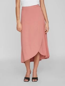 Vila Maxi Rokken Rok Dames Pastelrood 10 Vila Maxi Rokken Rok Dames Pastelrood -Vila d90e8d02243ee748aadb61163c6bcea9