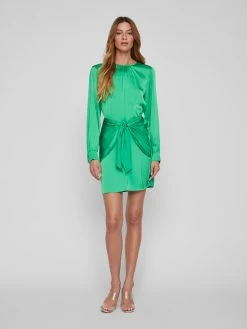 Vila Mini Jurken Jurk ANNES Dames Grasgroen -Vila d9a5b4aa760e90d89256bd02e787fa34