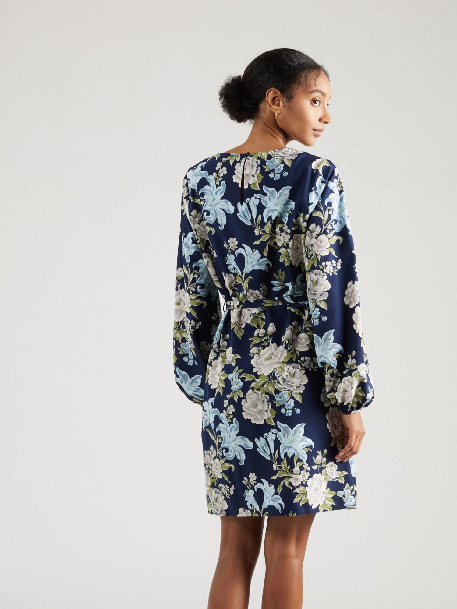 Vila Mini Jurken Jurk CHARLOTTI Dames Navy / Lichtblauw 6 Vila Mini Jurken Jurk CHARLOTTI Dames Navy / Lichtblauw - Afbeelding 4