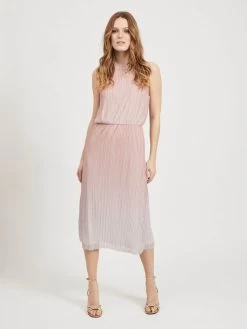 Vila Midi Jurken Jurk Dames Oudroze 12 Vila Midi Jurken Jurk Dames Oudroze -Vila da7eebb0c1eb204a4f30bfbc0968943e