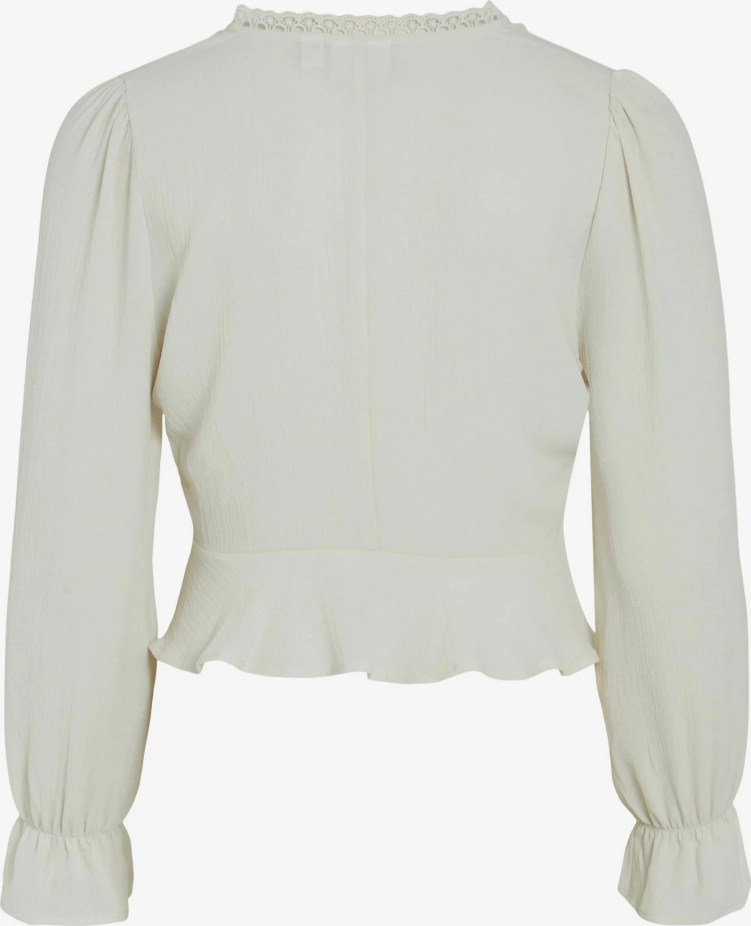 Vila Kanten Blouses Blouse Vimka Dames Taupe 4 Vila Kanten Blouses Blouse Vimka Dames Taupe - Afbeelding 2