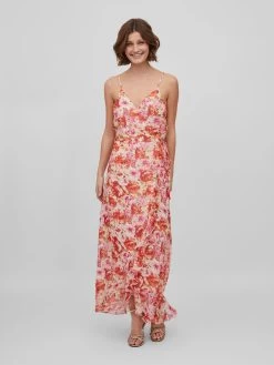 Zomerjurken Zomerjurk Gilla Dames Beige -Vila db97edcab9562eebbb641a3de655841a