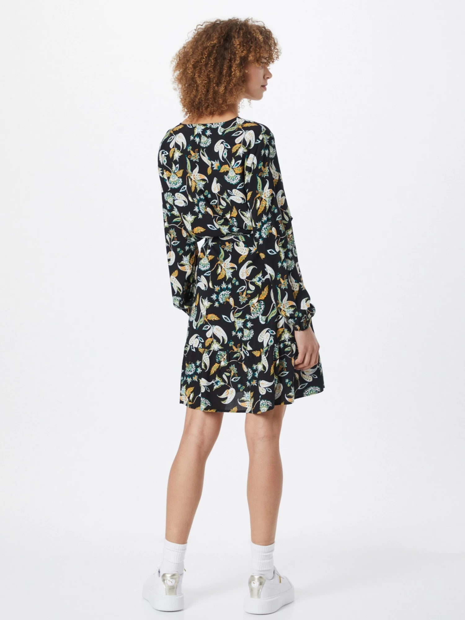 Vila Mini Jurken Jurk Aya Dames Zwart 6 Vila Mini Jurken Jurk Aya Dames Zwart - Afbeelding 4