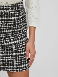 Vila Mini Rokken Rok Clema Dames Zwart -Vila dc3589db75cbabca65ec5d1937948235