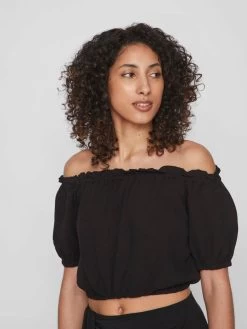 Vila Crop Tops Top Dames Zwart 14 Vila Crop Tops Top Dames Zwart -Vila ddfde5447aa1c4a20631df1eb2051abb