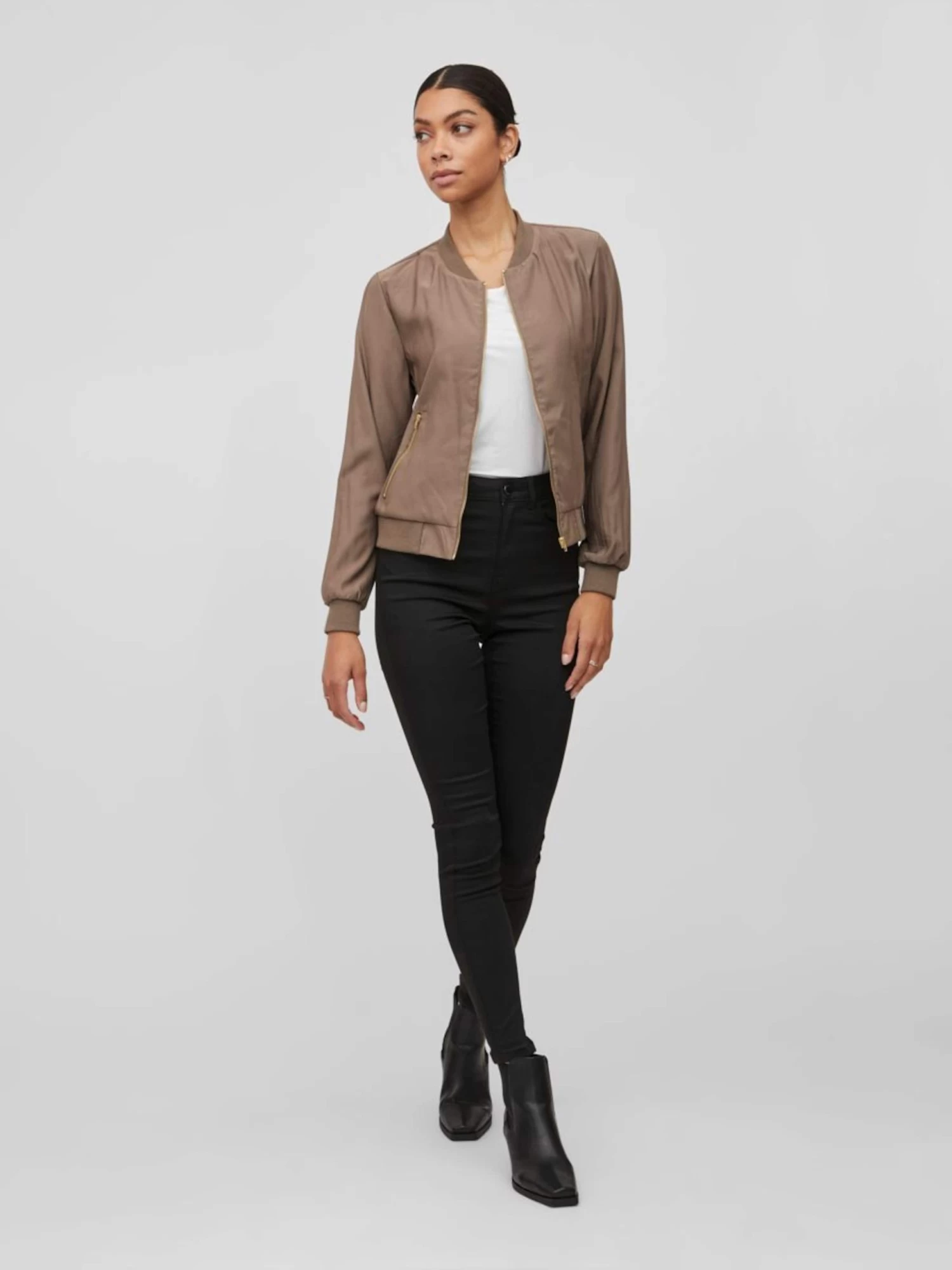 Vila Tussenjassen Tussenjas Dames Bruin 7 Vila Tussenjassen Tussenjas Dames Bruin - Afbeelding 5