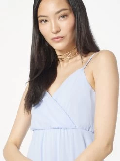 Vila Maxi Jurken Jurk Ura Dames Lichtblauw -Vila df1824e8d41c4379d2cb7a92352baf95