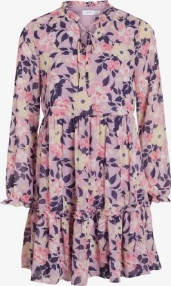 Vila Mini Jurken Jurk URA Dames Lichtlila