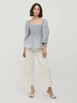 Vila Blouses Met Korte Mouw Blouse Dames Grijs -Vila e17eb70e93fcb8aaa6baf4f0f4261478