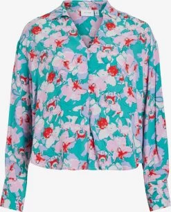 Vila Overhemden Blouse Kikki Dames Blauw