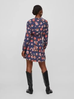 Mini Jurken Jurk Dames Navy -Vila e2396f090f8f66a45899f38add150764