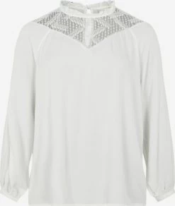 Kanten Blouses Blouse Dames Wit