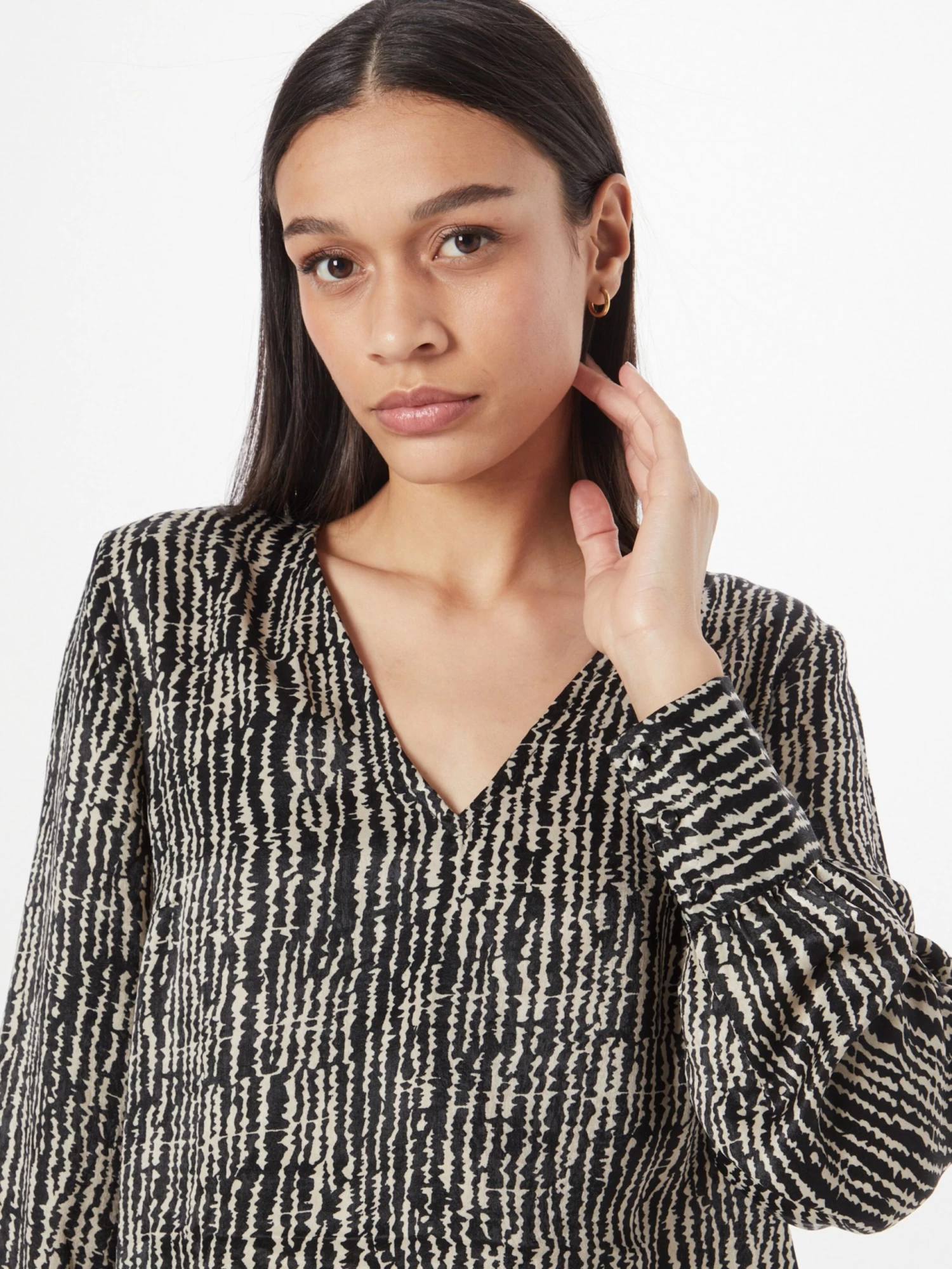 Vila Blouseshirts Blouse Sally Fia Dames Beige 4 Vila Blouseshirts Blouse Sally Fia Dames Beige - Afbeelding 2