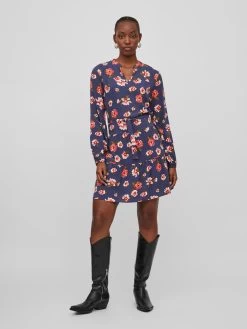 Mini Jurken Jurk Dames Navy -Vila e35cf9da220d6d56ba48f8d684886660