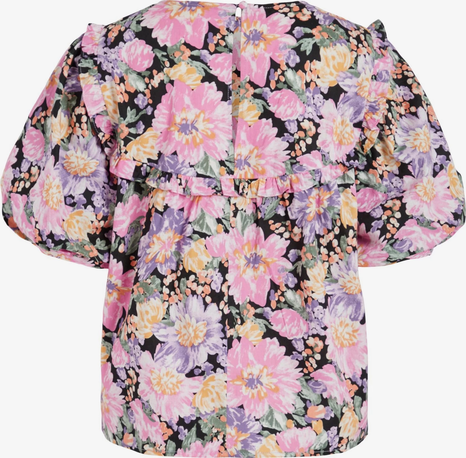 Vila Blouses Met Korte Mouw Blouse Dames Pink 4 Vila Blouses Met Korte Mouw Blouse Dames Pink - Afbeelding 2