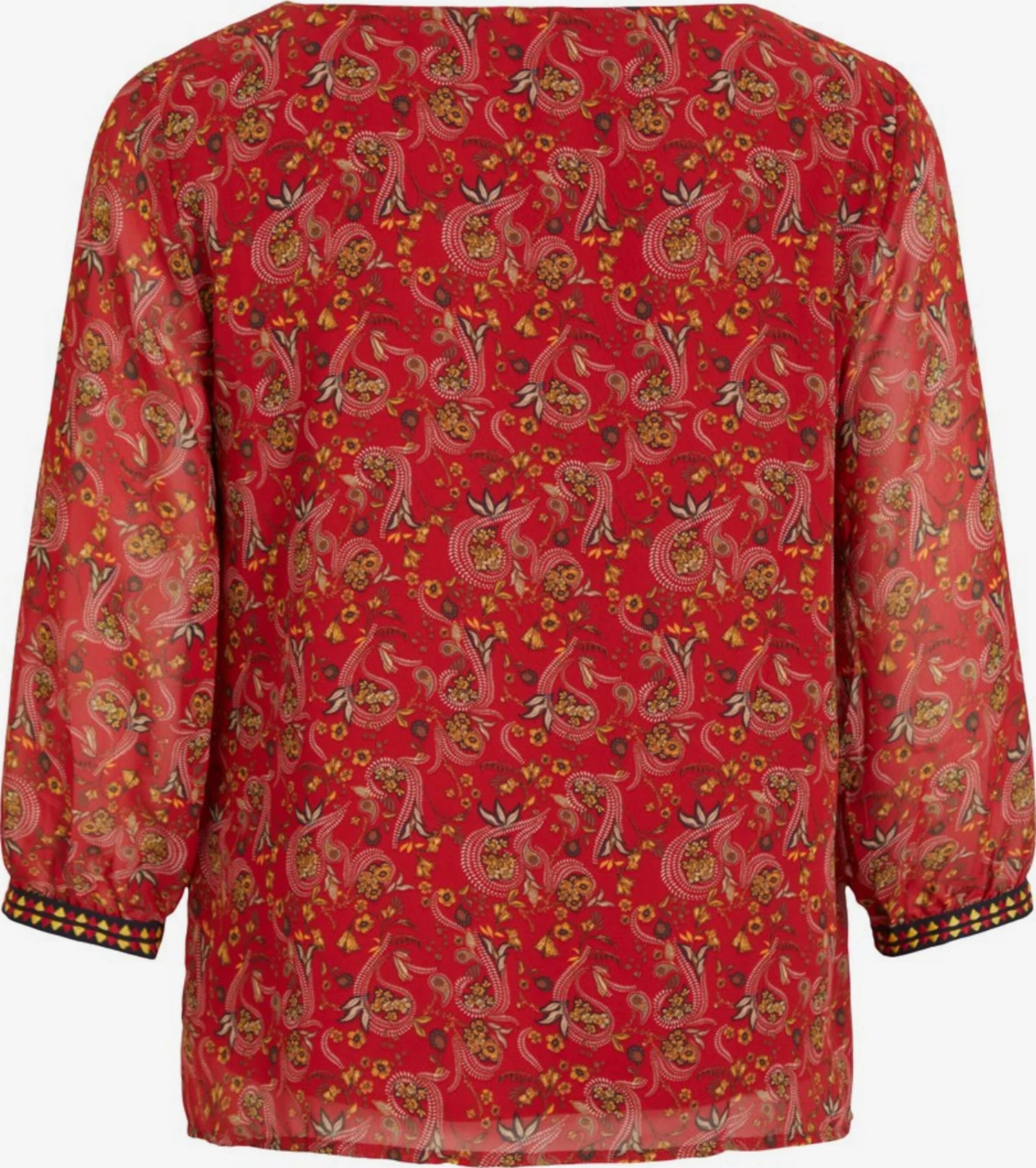 Vila Blouseshirts Blouse VIELOISE Dames Roestrood 5 Vila Blouseshirts Blouse VIELOISE Dames Roestrood - Afbeelding 3