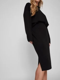 Vila Midi Rokken Rok REFLECTA Dames Zwart -Vila e44cdac2c97b9859e1b1eaddc32c4a1a