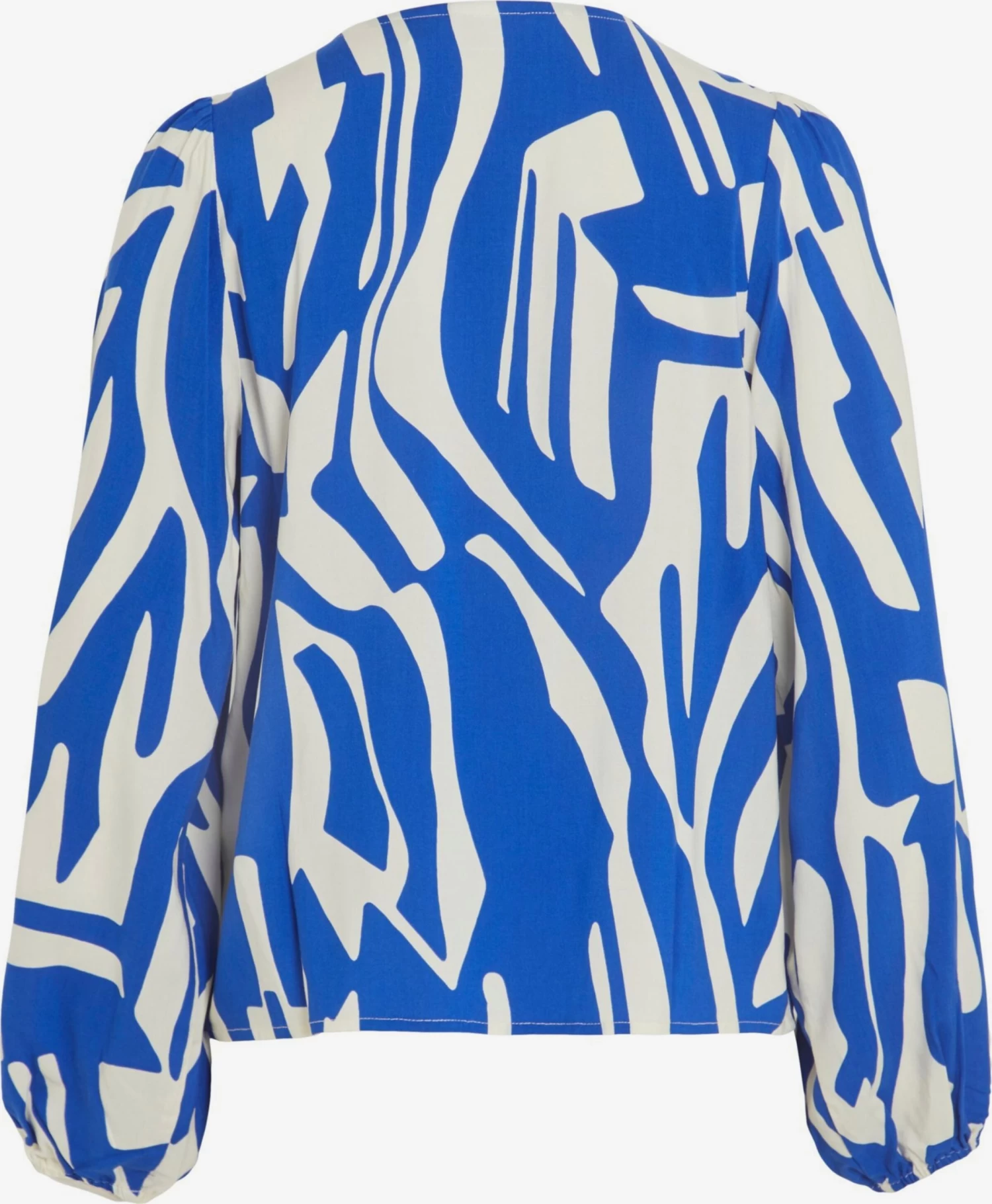 Vila Blouseshirts Blouse Dames Blauw / Wit 4 Vila Blouseshirts Blouse Dames Blauw / Wit - Afbeelding 2