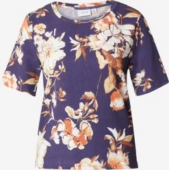 Vila T-shirts Shirt SOPA Dames Navy