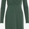 Vila Jerseyjurken Jurk Dames Donkergroen 2 Vila Jerseyjurken Jurk Dames Donkergroen -Vila e55852b0cf5e9b20352164b1ef4cf346